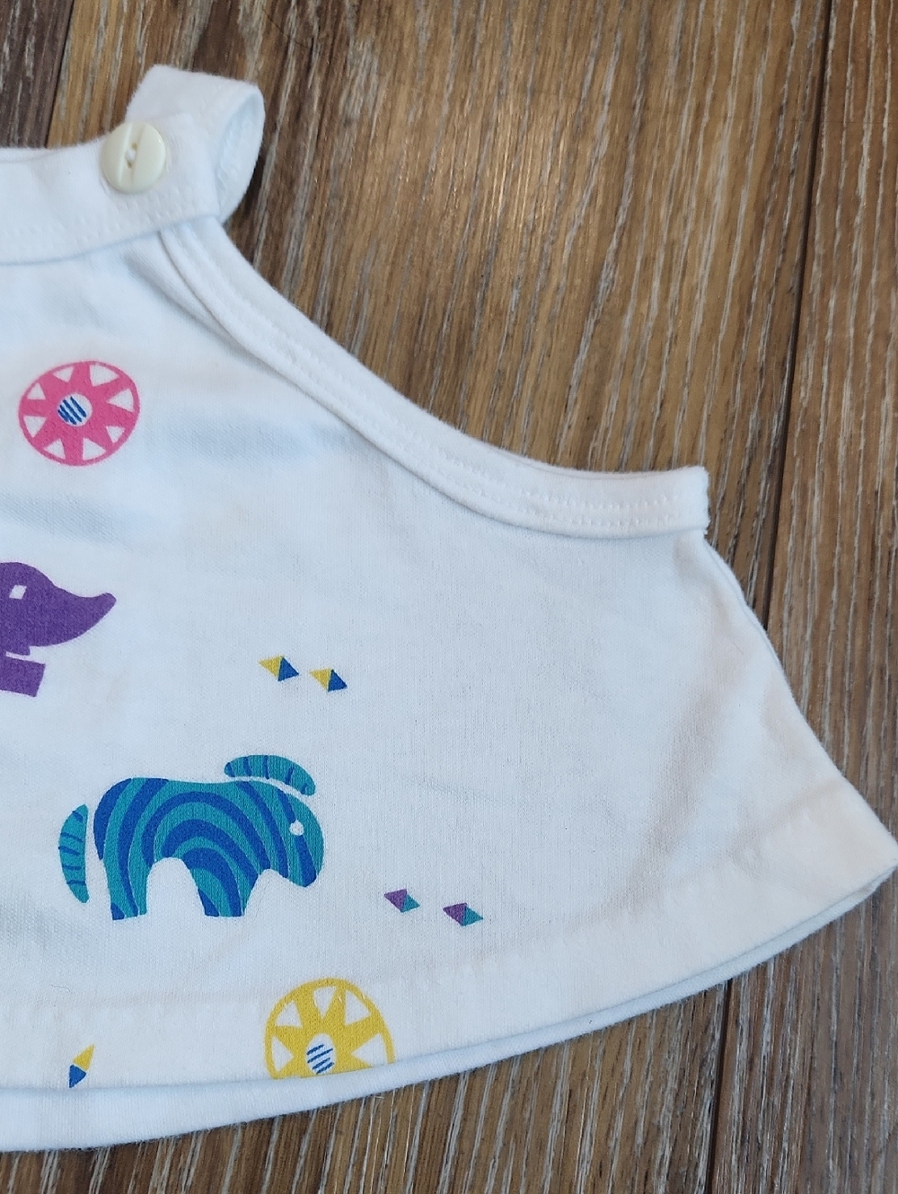 Vintage Stone Apparel Kids Elephant Sleeveless Tee Blue Purple Green Yellow Pink - Picture 3 of 9